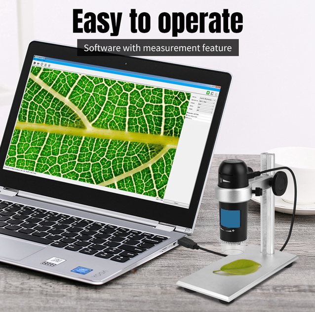 UB-DM020IR connected to a laptop running the measurement software