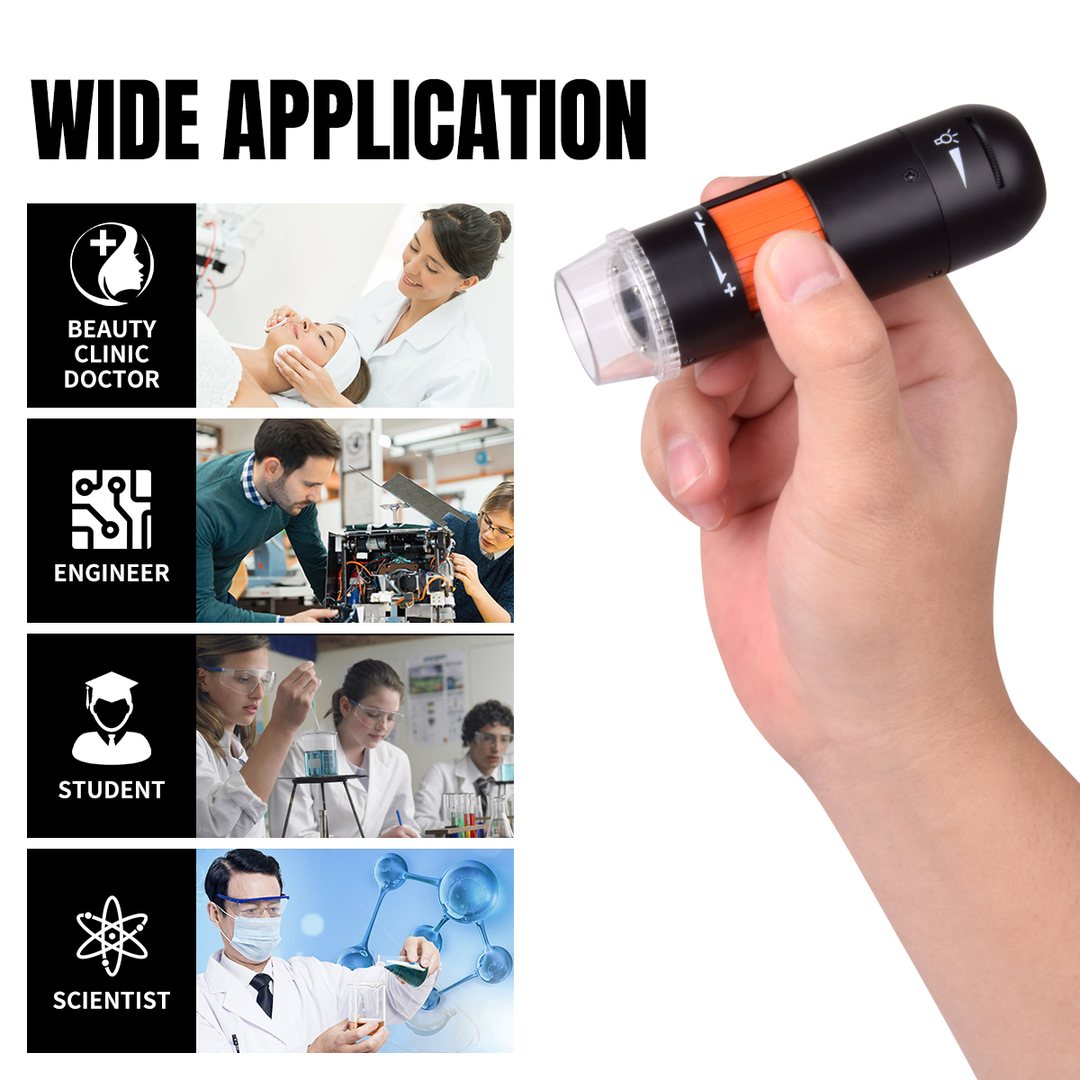 Wide applications — beauty clinics, engineering, students and laboratory science